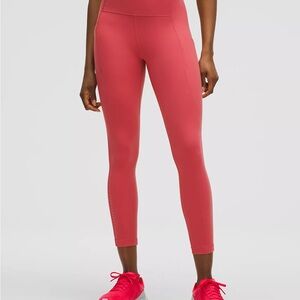 Lululemon Athletica Align High-Rise Pant 25" Dessert Red Size 2